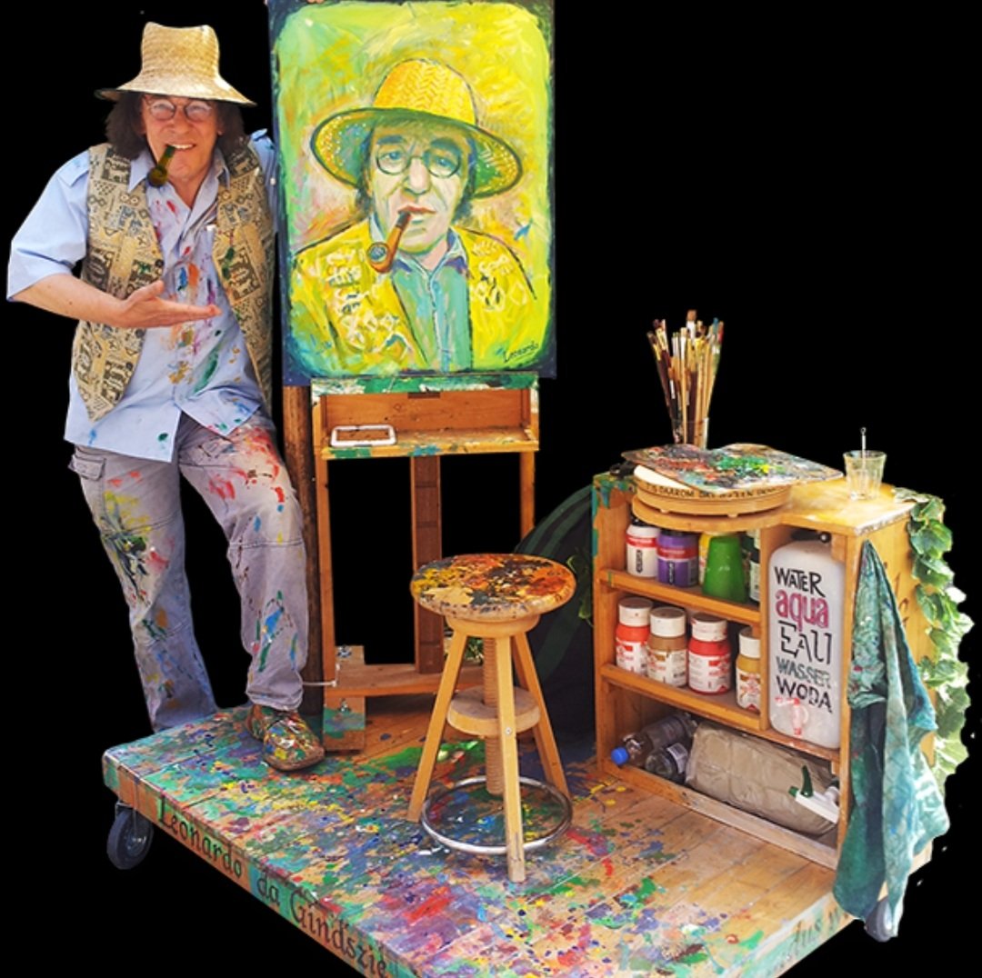 Zaterdag 23 oktober is #LeonardoDaGindszie de #GeflipteKunstenaar in #Rijssen
"#KunstInDeEtalage"
