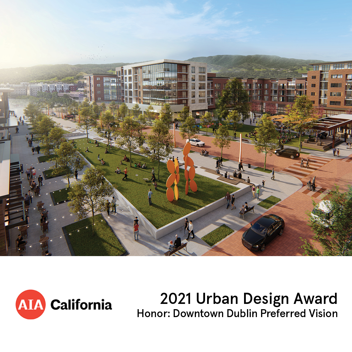 Our Downtown Dublin Preferred Vision, led by Urban Field Studio+ELS, has been recognized with the Honor Award from the AIA California Urban Design Awards. Congrats to the team! <a href="/DublinPIO/">City of Dublin, California</a> <a href="/AIACALIF/">AIACalifornia</a> #urbandesign #newsuburbanism #aiaCA

aiacalifornia.org/urban-design-a…