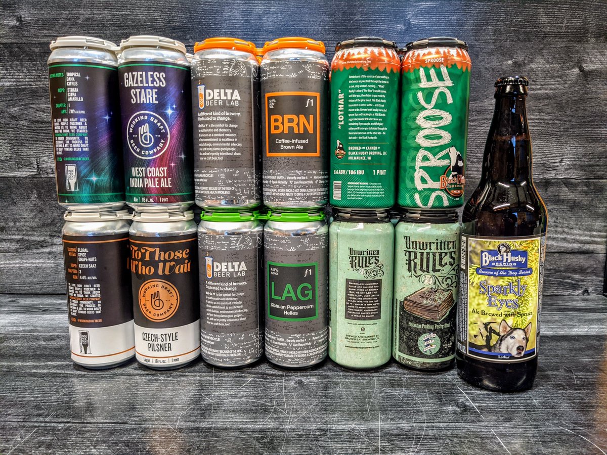 brennans_beer's tweet photo. Throwback style! #Lager #WestCoastIPA #SpruceIPA #Sproose #Coffee #BrownAle #ImperialSpruceIPA
oh...& that fun lil guy in the corner from @BrokenBatBrew - Pistachio Pudding Pastry Stout...we had to throw a 'curveball' in there!
@WorkingDraftBC @deltabeerlab @BlackHuskyBrews https://t.co/2T0fuuLeT8