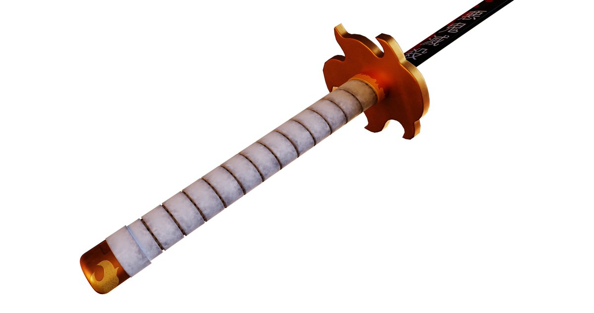 TheDemonERA's tweet photo. Rengoku Kyojuro's Nichirin!
#Roblox #DemonSlayer #blender #3d #model #RobloxDev #rblxdev #katana #developer https://t.co/lB5dzaJX9t