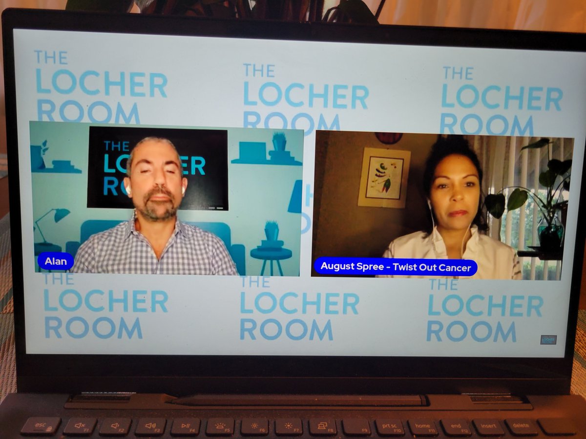 JoshuaTaustein's tweet photo. Tune in to the live interview on #TheLocherRoom with @AugustSpree, Inspiration Pam Oliver, and Artist Sara Zielinski to learn more about @twistoutcancer and our #BrushesWithCancer program.
https://t.co/PVrgJCZZiM https://t.co/44jx5eVrYL