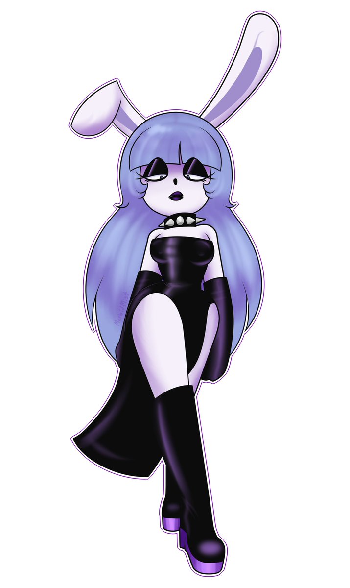 Eat your heart out, sweetie. 🖤🤍💜