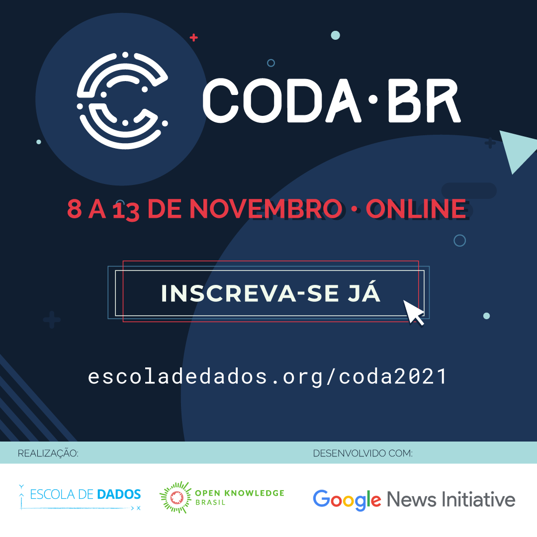EscolaDeDados's tweet photo. 🗓️Dia 10/11, a segunda sessão keynote do #CodaBr21 'Levando o poder da visualização de dados para todos' receberá @GurmanBhatia, designer independente de visualizações de dados, com moderação de @_barbara_castro, fundadora da @ambos_art

Veja a programação
https://t.co/H5XwJ1gqs1 https://t.co/z7HfdOH3po