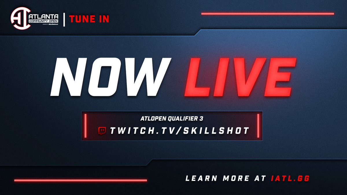 SkillshotMedia's tweet photo. We are now LIVE on Twitch! πΊ
Join @BassFromThePast and @RomeDMV for this October's last #ATLOpen #RocketLeague Qualifier!
Donβt miss out on this amazing series and head on over to https://t.co/K2HvCqiPCz! β½οΈποΈ https://t.co/XsHQ0s6G4r