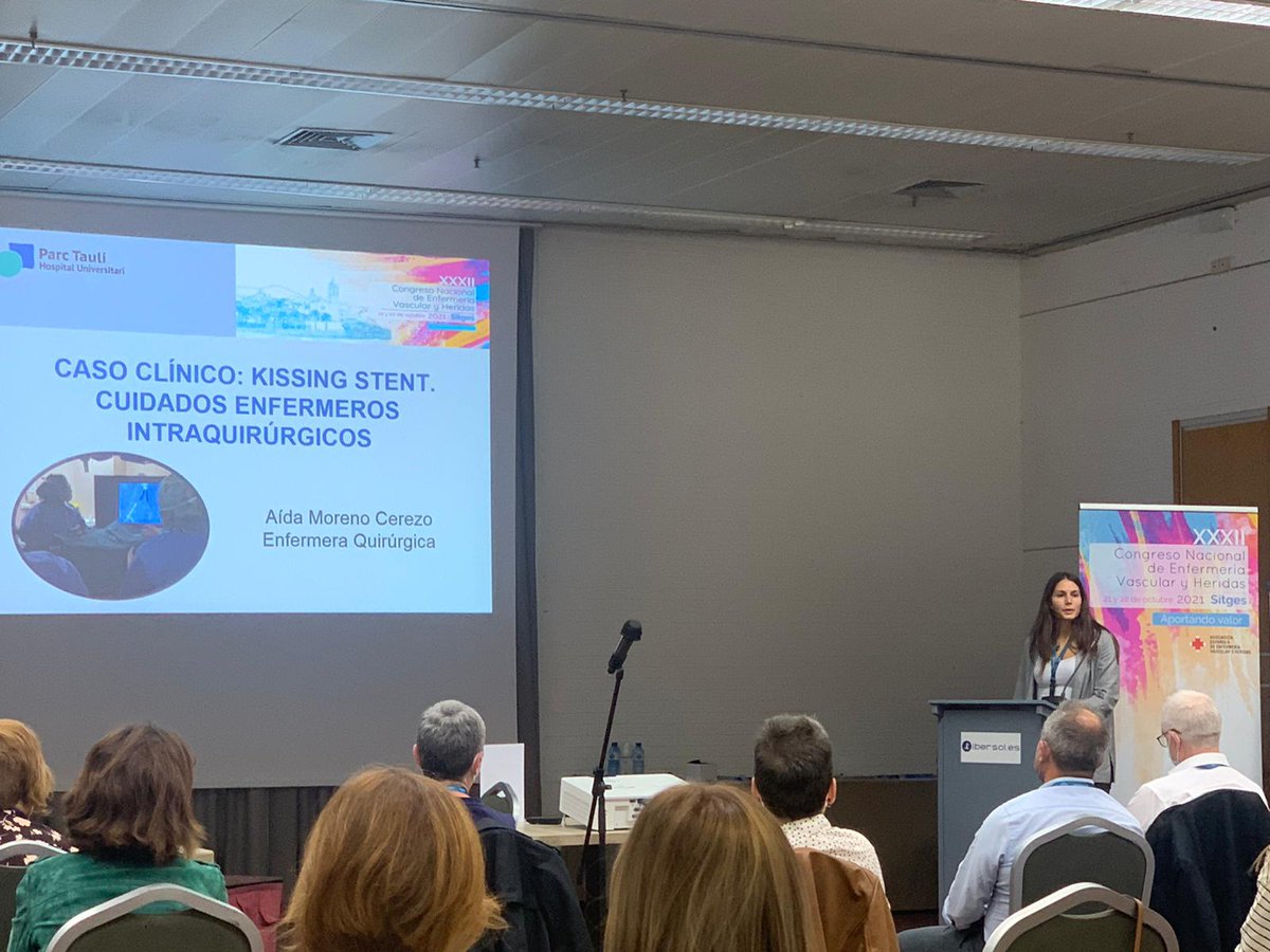 Aida_400's tweet photo. Mi participación en el XXXII Congreso Nacional de Enfermería Vascular y Heridas @parctauli @InfermeriaTauli @AEEVH_es https://t.co/GEmmuyByKU