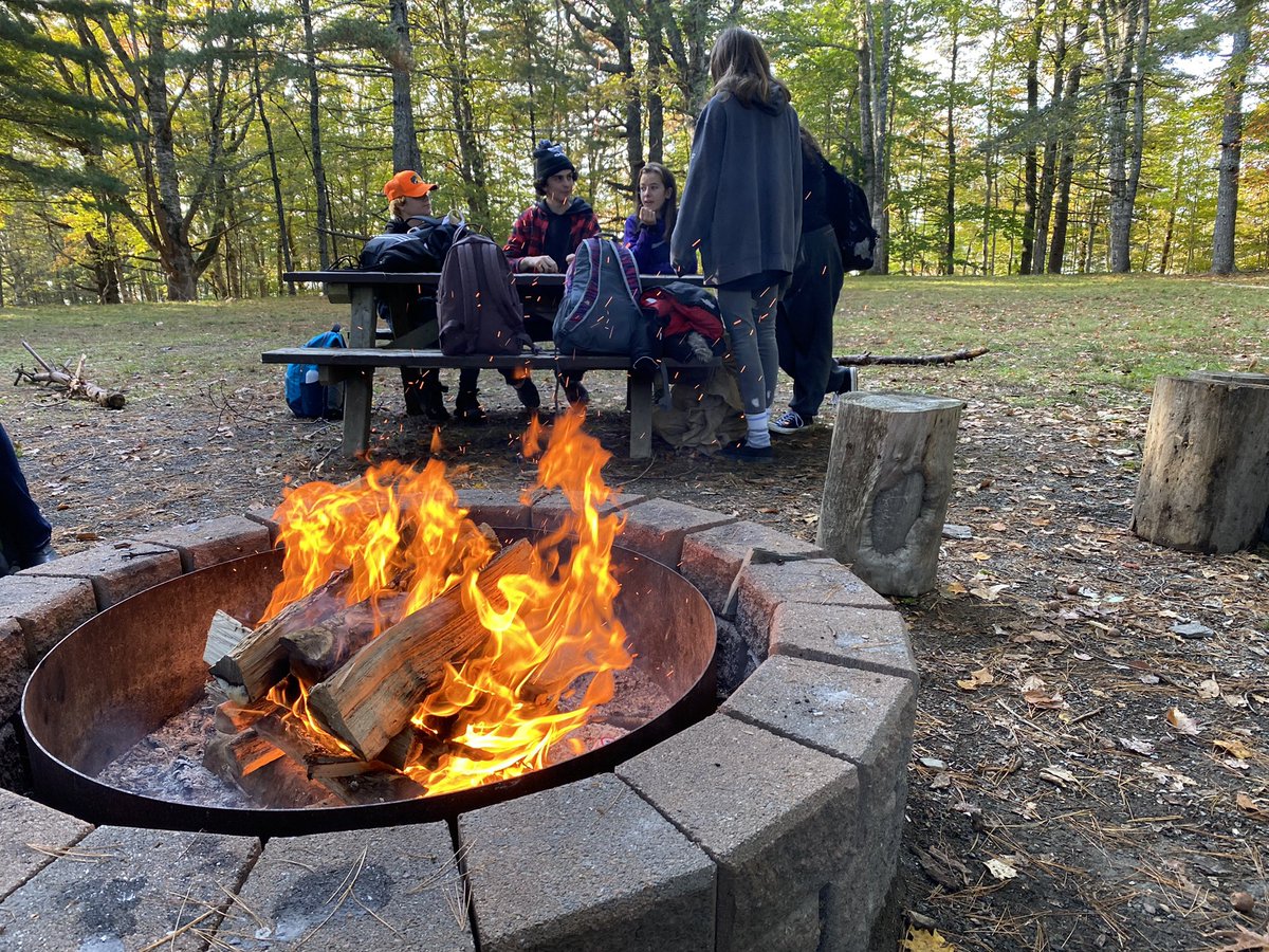 What a day!  Our junior high students spent the day at a Keji engaged in a wide variety of activities including nature art, cooking, canoeing, hiking, and flint knapping. It was an amazing trip. #landbasedlearning #spartansinaction