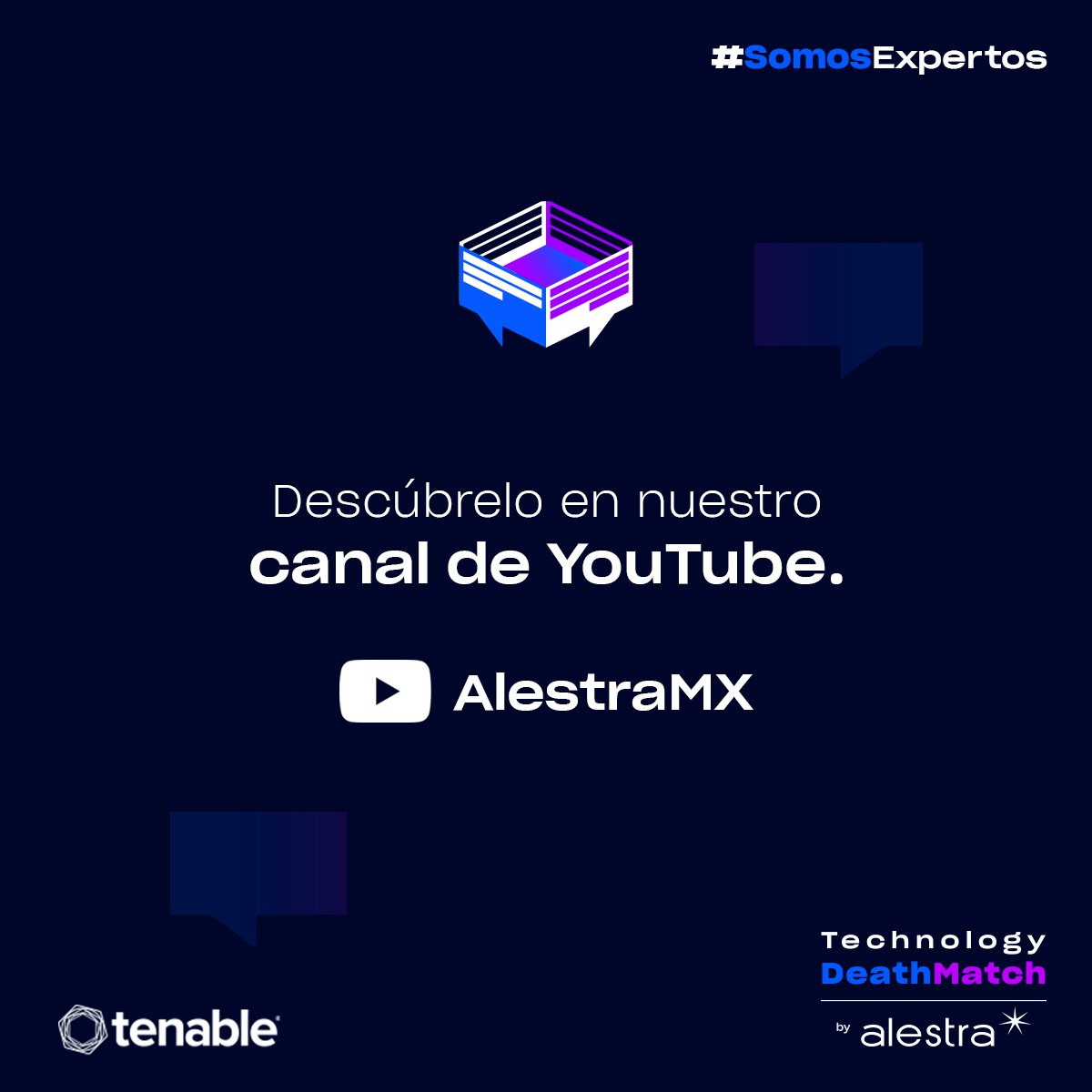 Alestra_MX's tweet photo. Gregorio Salas de Alestra y Patricio Dueñas de @TenableSecurity se suben al ring de nuestro nuevo #TechnologyDeathMatch, para enfrentar sus experiencias sobre #Ciberseguridad en 3 intensos rounds. ¡Tienes que verlos!

Disfrútalo en https://t.co/ruLbvyYc78 https://t.co/511rMMeLGF