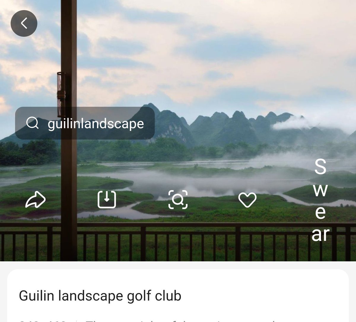 elvis747man's tweet photo. @turnkeyapps $TGGI: The golf course that Tang owns is in the tourist city of Guilin.

Guilin Shanshui Golf Club, is the first golf course in the city of Guilin and also the first in the Guangxi Region. https://t.co/jIBLwCIo3v