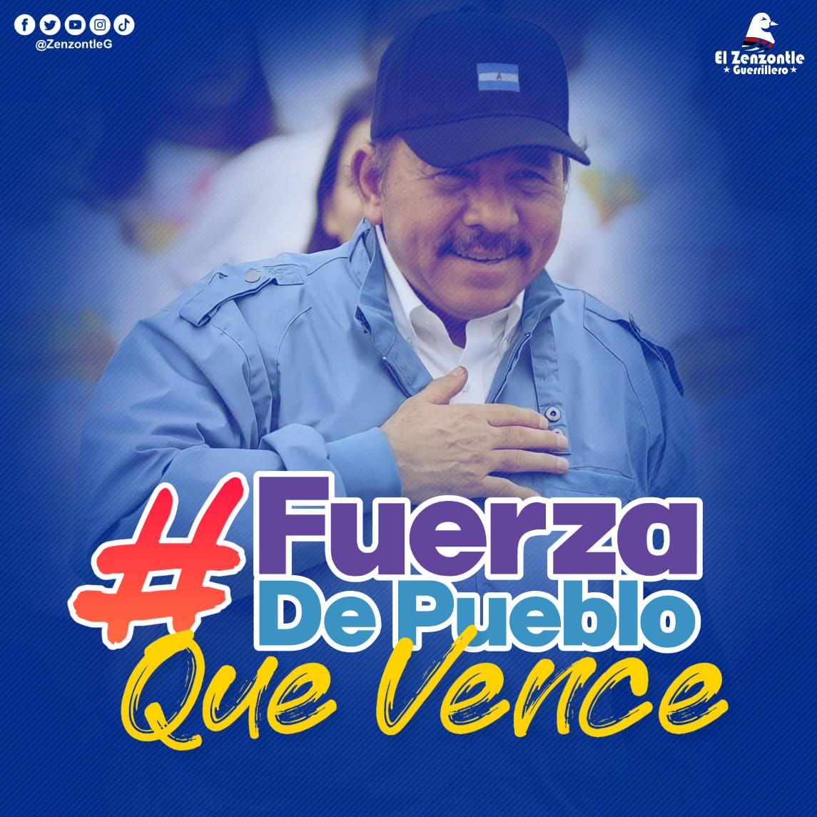 🇳🇮 #NICARAGUA 
Fuerza de  PUEBLO que Vence. 
#UnidadParaLaProsperidad 
#Resistenciaurbanadigital