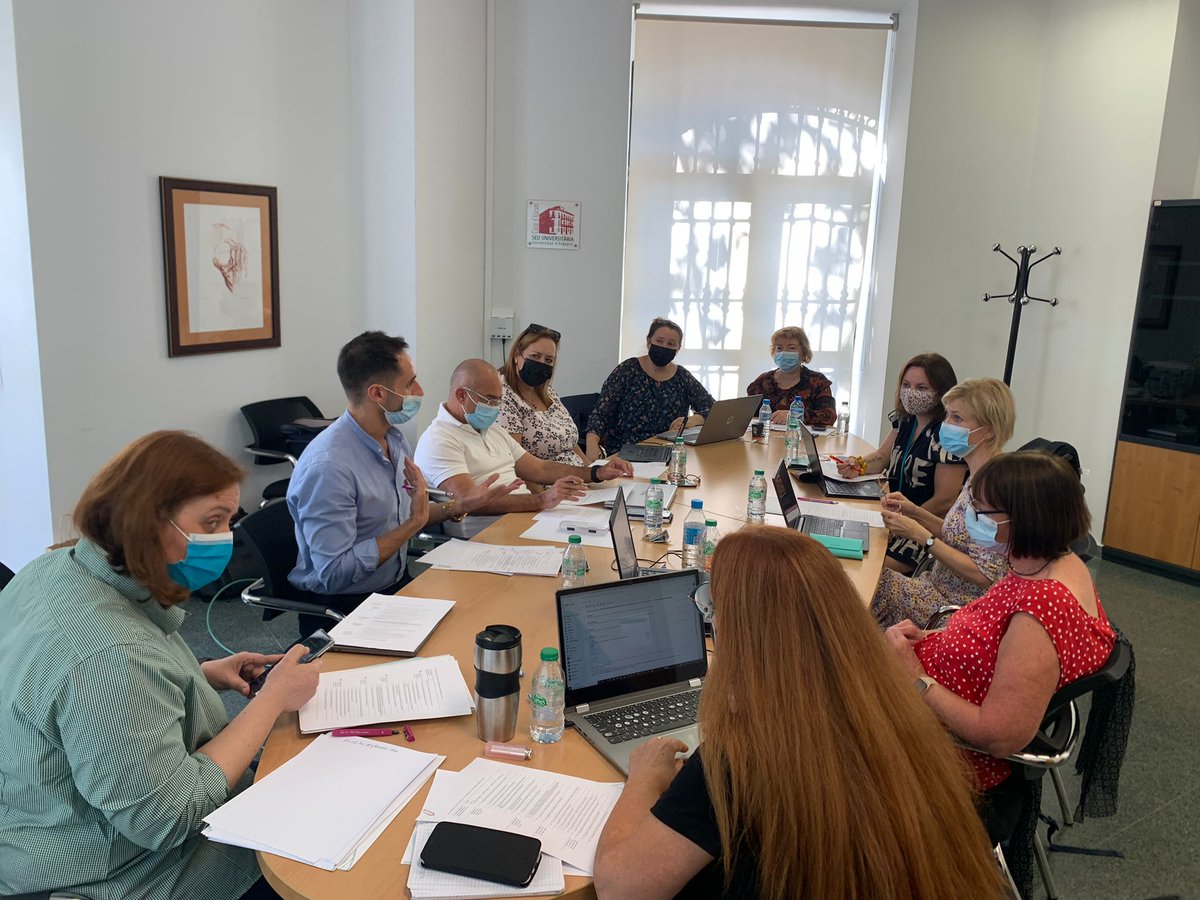 manuellilloc's tweet photo. Developing Intercultural Gerontological Care Scenarios for Simulation #GNurseSimEurope #GNurseSim 1st face-to-face project meeting at @UA_Universidad @manuellilloc @riquelmejg with experts from @KIC_Malta @FelicianoSand @MiddlesexUni @drsheila8 @SatakunnanAMK @JalonenJohanna https://t.co/bhxYKFi03k