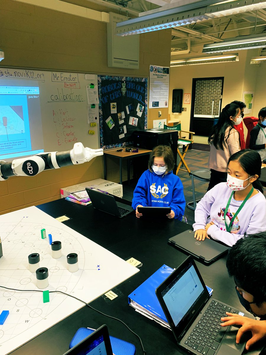 DrWebberRj's tweet photo. When we speak about creating an “Equity of Opportunity” in @NCSD - it looks like this - EACH @NoviMeadows 6th grader receives 35 hours of dedicated high quality robotics capacity building via the amazing @MeadowsRobotics and the @comaugroup https://t.co/fQf2lpCff6 platform https://t.co/4S562R8R5P