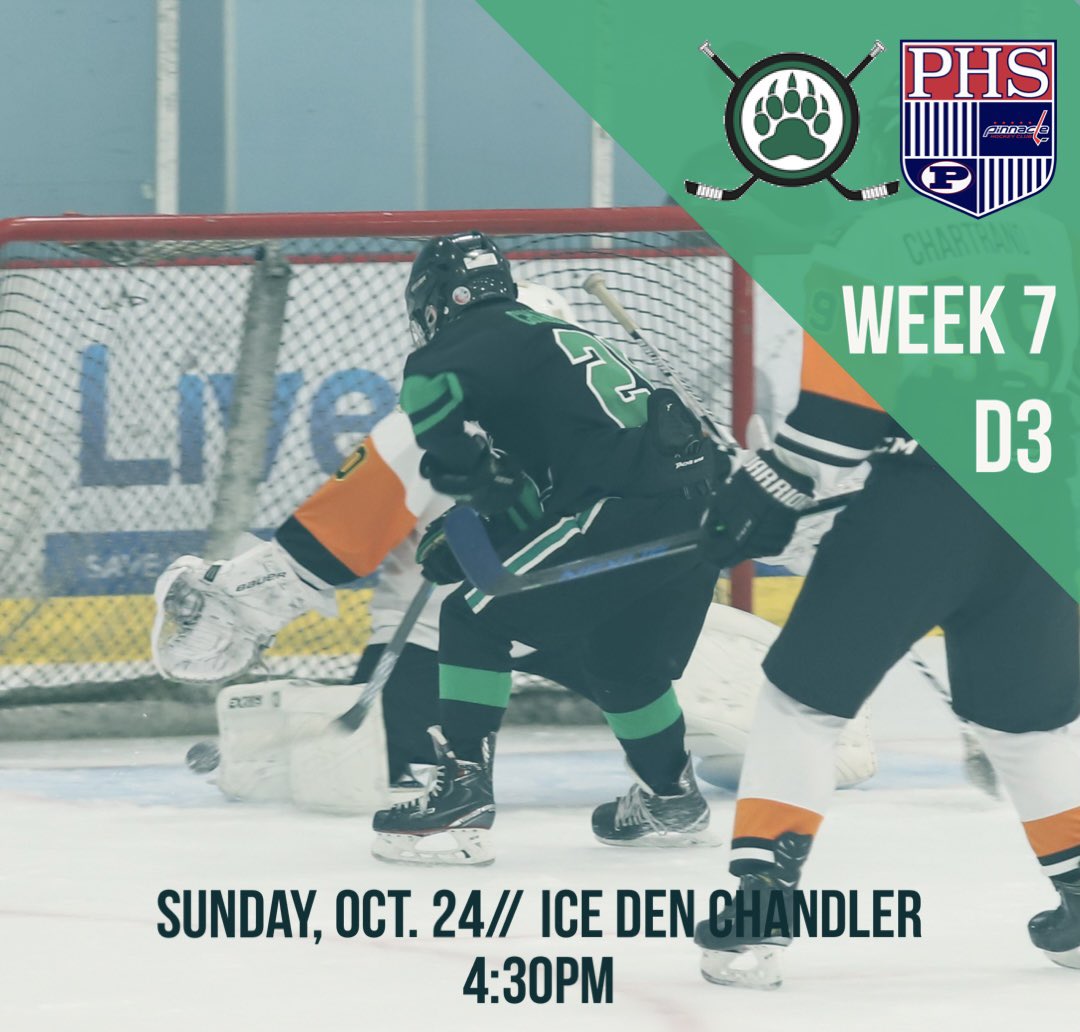 Bashahockey22's tweet photo. BIG GAMES FOR THE BEARS THIS WEEKEND! CANCEL YOUR WEEKEND PLANS!
#RollBarry https://t.co/7SIkJjOUq4