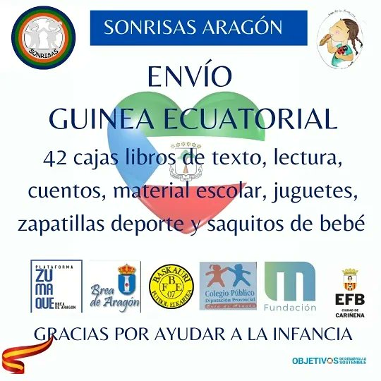 ningu_ninosin's tweet photo. Buenos días amigos hoy x fin y gracias a todos los colaboradores sale un envío de 55 cajas de libros escolares,material escolar, juguetes, equipaciones deportivas,gel desinfectante rumbo a 
#GuineaEcuatorial
#muchasgracias
#1niño1sonrisa
#breadearagon
@Asc_SONRISAS https://t.co/qiDRmfr5iR