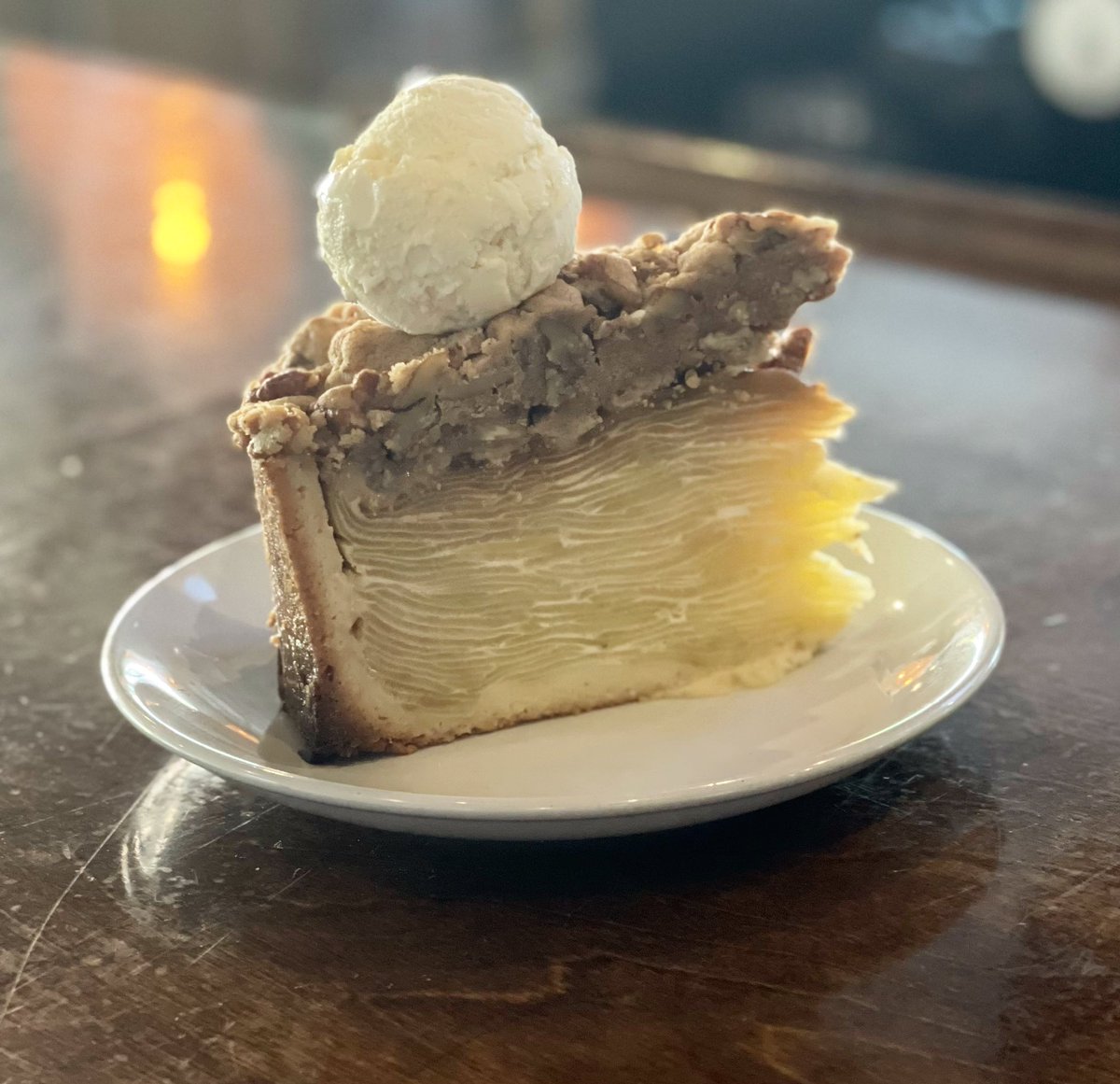 Happy Apple Pie Day! Come help us celebrate with half off our Deep Dish Sour Apple Pie. It goes great with our Thursday night half price bottles of wine.