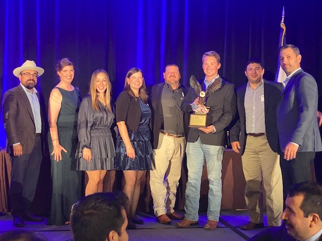 AustinCML's tweet photo. Our ATX  team celebrated @Q2Stadium receiving an @abcctx Eagle Award. The award event was at the Four Seasons at San Jacinto Center, our first project in Austin. The team also received the ABC STEP Award for Safety! #AustinProud #AustinSafe https://t.co/ihiqAj6Yr6