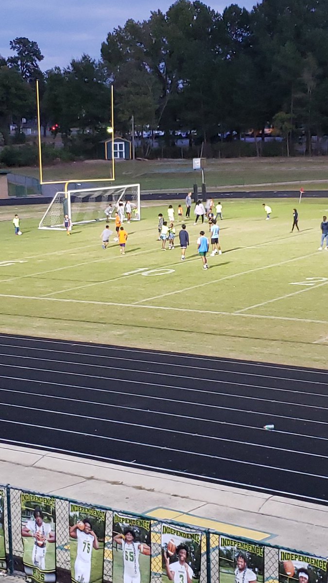 BigI_Soccer's tweet photo. It's @CharlotteEagles night here at Independence. We love the Eagles and can't thank them enough for all of their dedicated work with our students and our community. https://t.co/NK45lSNKxI