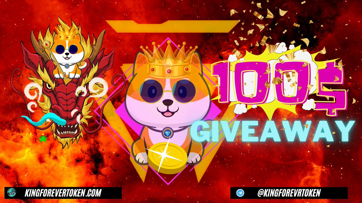 GIVEAWAY💰$100 #BNB     to one person in 72 hours. 
     
✅ RT This and Follow  <a href="/kingforeverbsc/">King Forever</a>
✅Join TG :  t.me/kingforevrtoken
✅comment Proof

  #BSCGemsAlert  #BSC  #BSCGems  #BSCGemsAlert