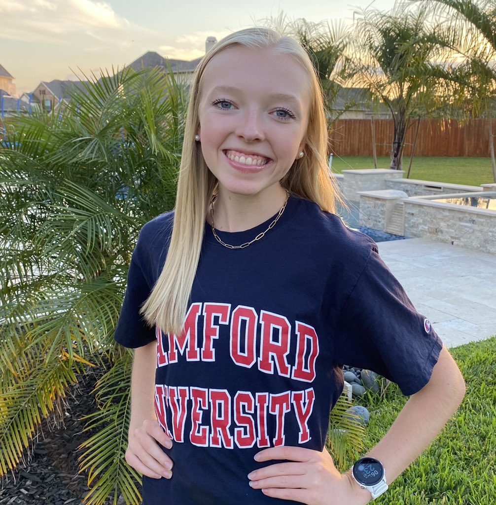GabbieHoots's tweet photo. I am super excited to announce my commitment to run cross country &amp; track at Samford University!! So grateful for my coaches, teammates, and family that have supported me since the beginning. I look forward to what the Lord has in store over the next few years! Go dogs!!❤️💙 https://t.co/K2NB3ABWJd