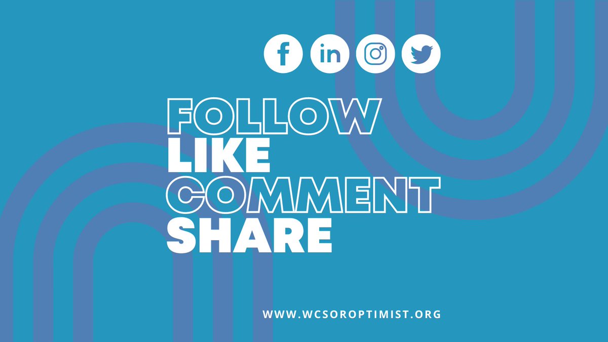 wcsoroptimist's tweet photo. Click here to learn how you can support our organization on social media: https://t.co/Coceojacbg! 💙 #wcsoroptimist https://t.co/Qz99ZIbNfj