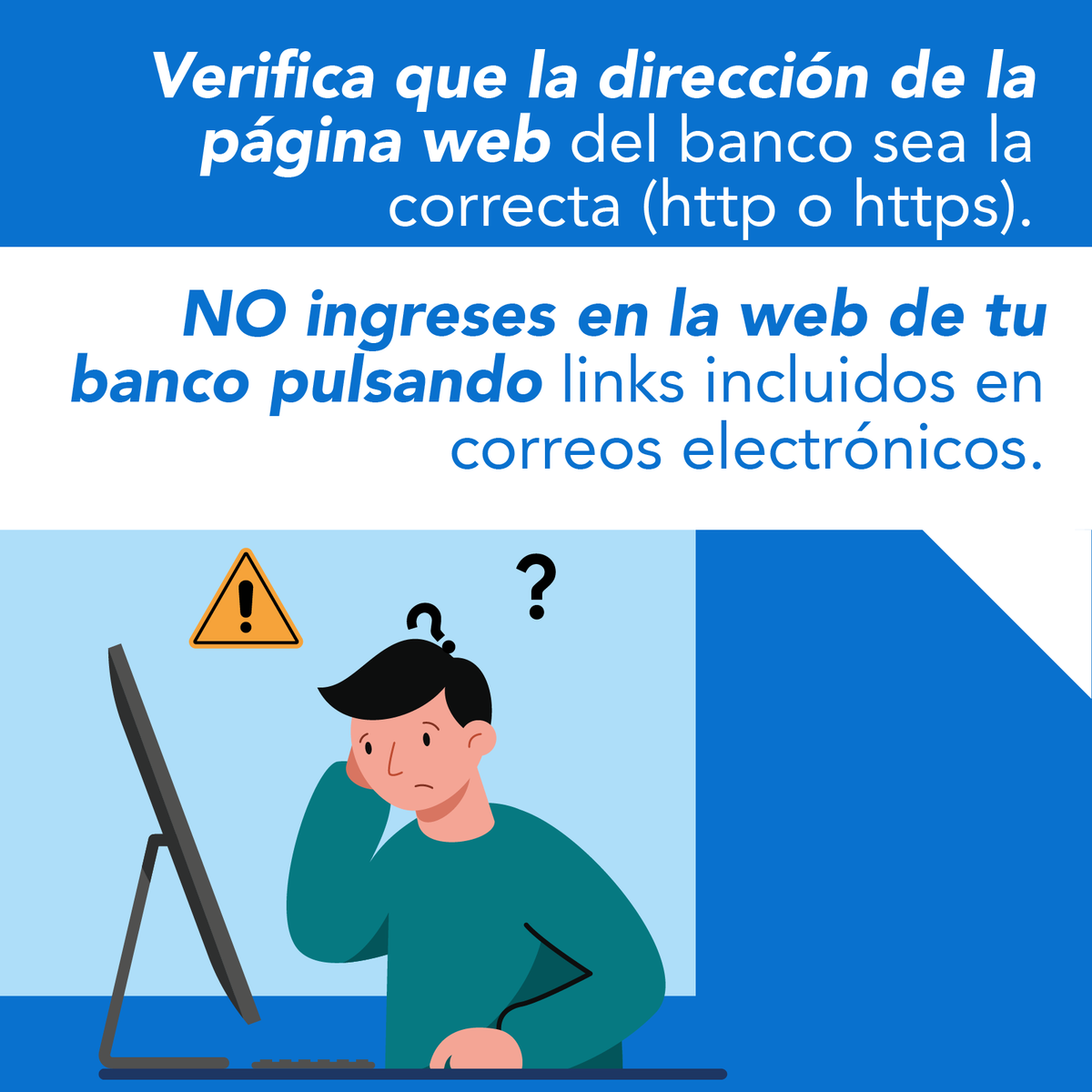 superbancosEC's tweet photo. 🔴 El #Phishing es una técnica de ciberdelincuencia, que tiene como finalidad engañar y obtener información confidencial del destinatario de un correo electrónico. 

➡️ Ten presente que ningún banco envía correos solicitando información personal.

#ProtecciónUsuarioFinanciero #SB https://t.co/12bKKGrLci