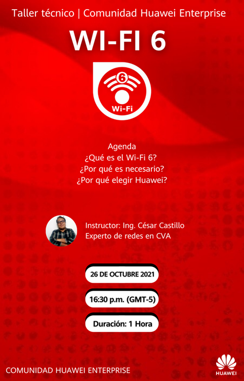 UntelsOficial's tweet photo. #ComunidadHuawei | ¡Accede a las actividades!
Wi-Fi 6 de Huawei Enterprise👉
https://t.co/JbPYSiOOfN
¿Cómo ser un profesional de la Seguridad de la Información?👉 https://t.co/0tS7ptto30
Consejos para la Competencia Huawei ICT 2021-2022👉 https://t.co/laPD9vNwUj
#Untels 👍 https://t.co/9lsgvBjns7