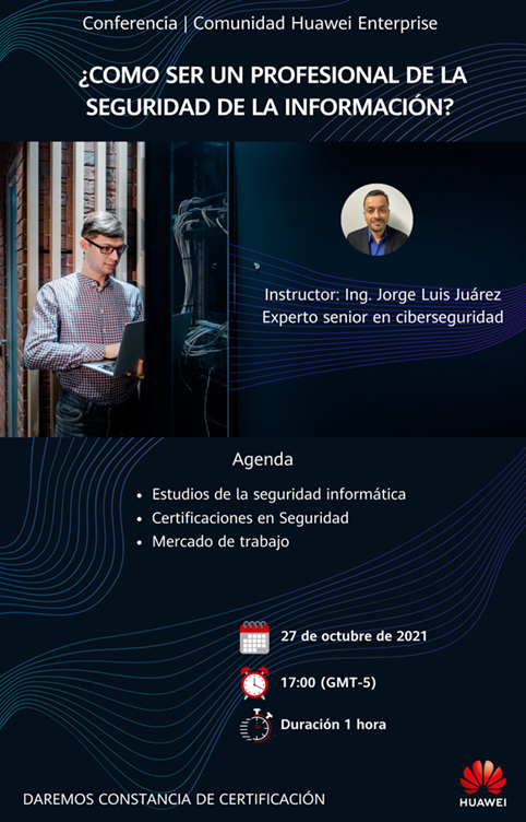 UntelsOficial's tweet photo. #ComunidadHuawei | ¡Accede a las actividades!
Wi-Fi 6 de Huawei Enterprise👉
https://t.co/JbPYSiOOfN
¿Cómo ser un profesional de la Seguridad de la Información?👉 https://t.co/0tS7ptto30
Consejos para la Competencia Huawei ICT 2021-2022👉 https://t.co/laPD9vNwUj
#Untels 👍 https://t.co/9lsgvBjns7