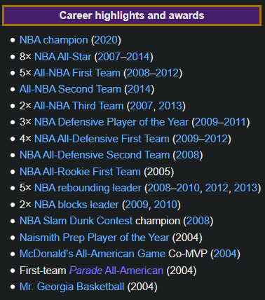 big_business_'s tweet photo. Dwight Howard not making the NBA Top 75 with this resume is insane https://t.co/kqnLBKT4Kp