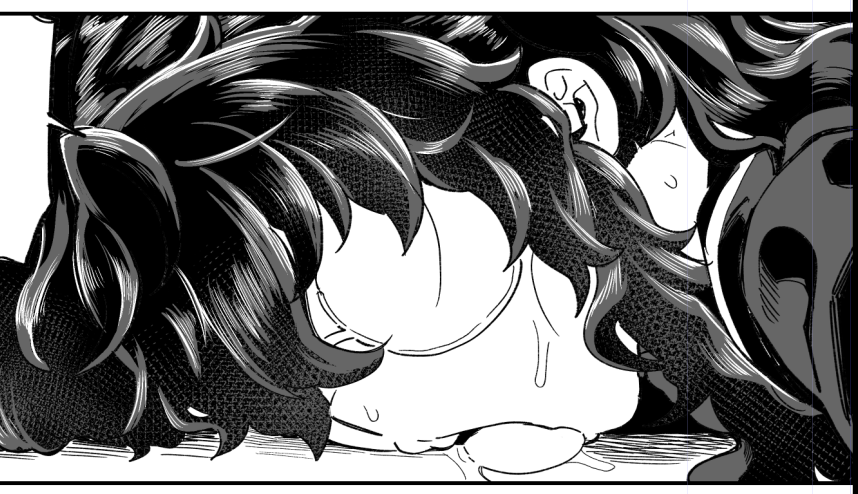 髪のツヤベタを全部1枚目に変更中
最初からこの方法にしときゃよかった… 