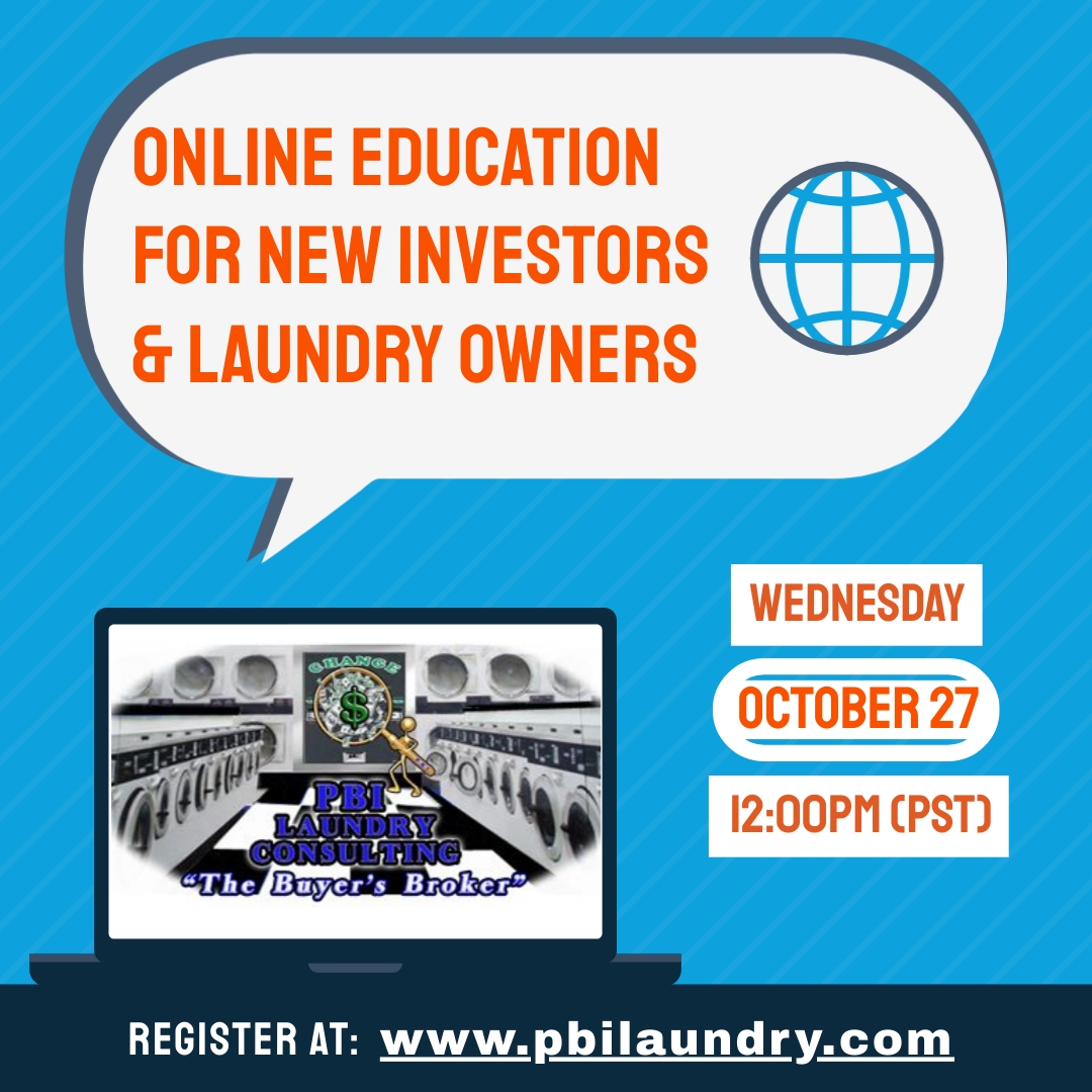 Join #PBI #Laundry #Consulting on Wednesday, October 27th at 12:00PM (PST) for an open and honest discussion about the pros and cons of the Laundry Business.

Register in advance for this #free #Nationwide #Webinar by visiting: us02web.zoom.us/meeting/regist… 

pbilaundry.com