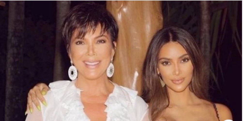 Kim Kardashian seen in rare makeup-free snap as Kris Jenner wishes her a happy birthday

 