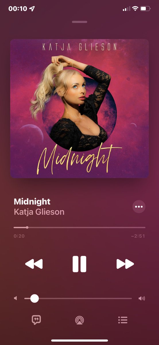 lakingsfan82's tweet photo. Woohoo @KatjaGlieson new song “midnight” is out on Apple Music check it out the song is amazing 💖 #katjaglieson #midnight #katjators https://t.co/IyH3W6aPLI