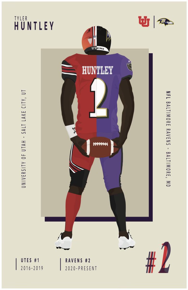 Tyler Huntley poster made by Baylee Taylor 🙌🏼 She doesn’t have twitter but I think it deserves to be seen on here. Check her out on Instagram!                @ BayzArt                                                     <a href="/_SNOOP1/">SNOOP🌹</a> <a href="/Utah_Football/">Utah Football</a> <a href="/Ravens/">Baltimore Ravens</a>