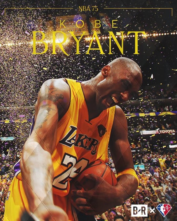 CertifiedHoop's tweet photo. #NBA75 X Mamba!! You will be missed for generations to come Bean. #NBA https://t.co/WCjMW8jTjb
