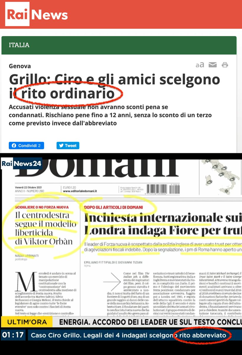 Ordinario o abbreviato? A <a href="/RaiNews/">RaiNews</a> due scuole di pensiero.