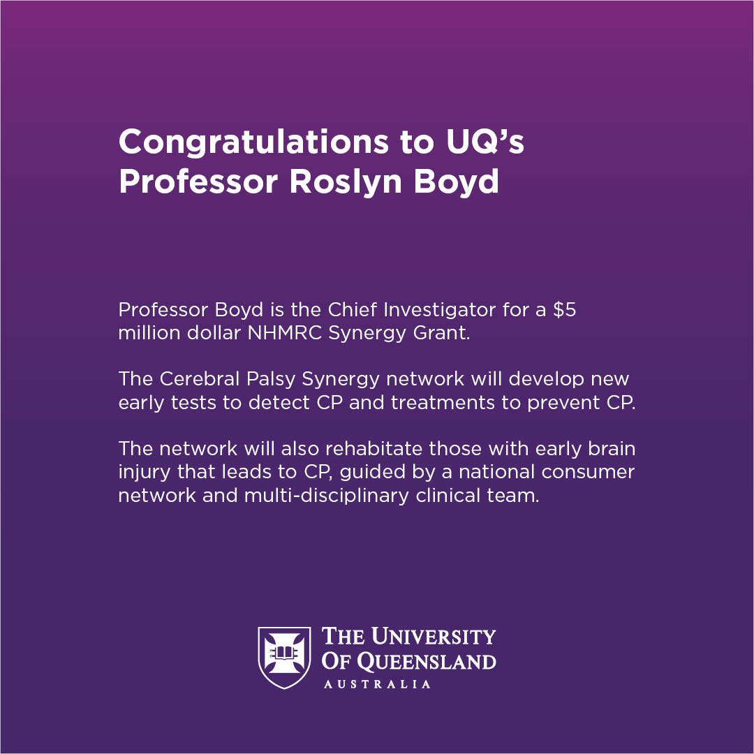 UQ News (@uq_news) on Twitter photo Congratulations to three #UQResearchers who are among 17 nationally to receive NHMRC Synergy grants. <a href="/inflammasomelab/">Inflammasome Lab</a> <a href="/MonikaJanda/">Monika Janda</a> and Prof Roslyn Boyd. Congratulations to three #UQResearchers who are among 17 nationally to receive NHMRC Synergy grants. <a href="/inflammasomelab/">Inflammasome Lab</a> <a href="/MonikaJanda/">Monika Janda</a> and Prof Roslyn Boyd.