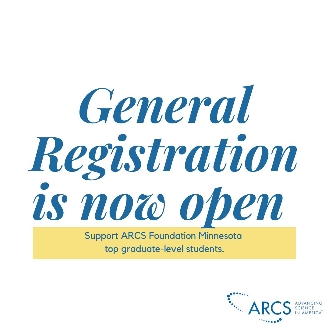 ARCS_MN_STEM's tweet photo. Register for the 2021 Scholar Award Event: https://t.co/bEn8GjbYTQ
Help ARCS Foundation Minnesota bring financial support to our graduate-level student scholars. Our scholars do important research to advance #STEM  research in America.
@ARCSFoundation https://t.co/JvLyiesBQb