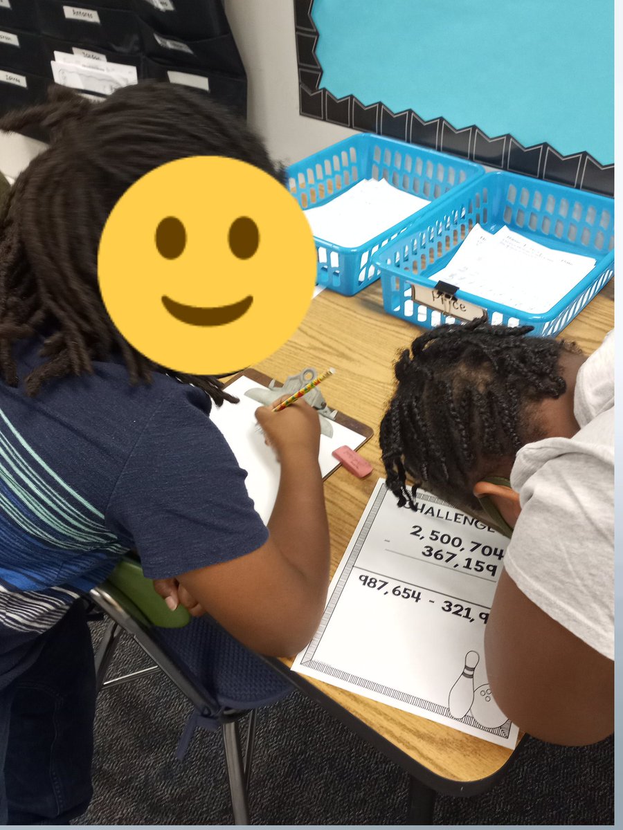 BarnhartPrice4's tweet photo. Today we practiced multidigit addition and subtraction with a game of bowling! @WeatherstoneES #fourthgrade https://t.co/TilMQ2t28X