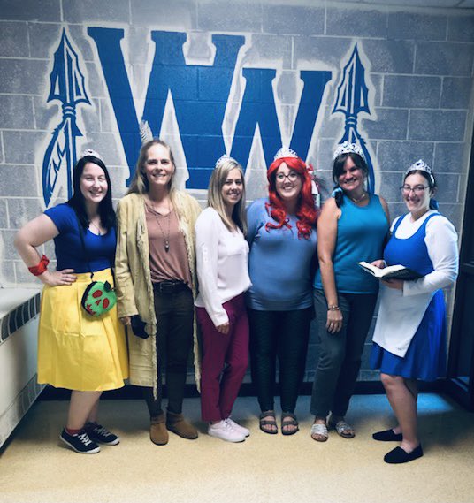 vzbyram's tweet photo. Ohhh how I ❤️ Spirit Week! WMS SCO has done such a great job organizing this week! #WMS #WMS8thgradestaff https://t.co/m5tcat9pig