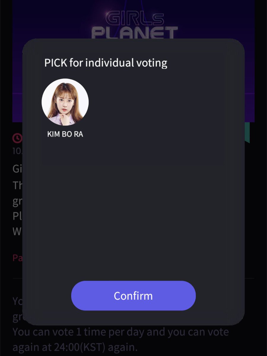 BORAFOLDER's tweet photo. its the last hour to vote for bora, please drop your last votes towards bora!! 

------★ #BORA #보라 #BORA_GP999  #RainbowFairyBora #걸스플래닛999 #CherryBullet #kimbora_debut #ボラち���んてんしゃい #체리블렛 #VoteKimBora https://t.co/5rPcg0Aurt