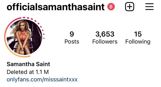 The only REAL Samantha Saint Instagram account is: https://t.co/AOBIb429jS<a href="/tag/sanfrancisco"class="tags"><span>#sanfrancisco</span></a>