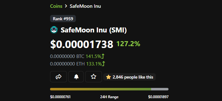 UStar1989's tweet photo. $SMI Safemoon Inu just partnered with ENJIN $ENJ one of the biggest gaming teams in crypto! This is huge news and major bullish on SMI - potential 10x incoming! $MANA $SAND $UFO $AXS $SLP $DG $REVV #PlayToEarn #GamingNews 
https://t.co/Qk5ZEZwPh8 https://t.co/grmjnzmBNm