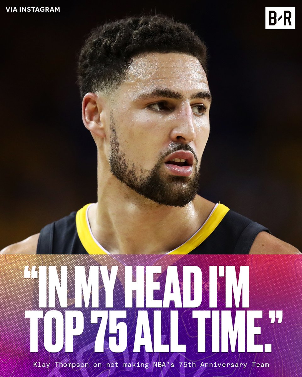 BleacherReport's tweet photo. NBA players sound off on #NBA75 snub https://t.co/mdsD1XfrJN