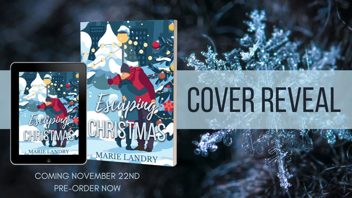 be_the_spark's tweet photo. It's cover reveal day for @SweetMarie83! 🎉
I'm so excited that my favourite author has another new book out this year &amp; it sounds amazing! This is one of my favourite festive covers EVER! 😍😍😍

Escaping Christmas is out on Nov 22nd! 🎄
Pre-order here ~ https://t.co/HyxWPwukmd https://t.co/LmVaW3mXqK