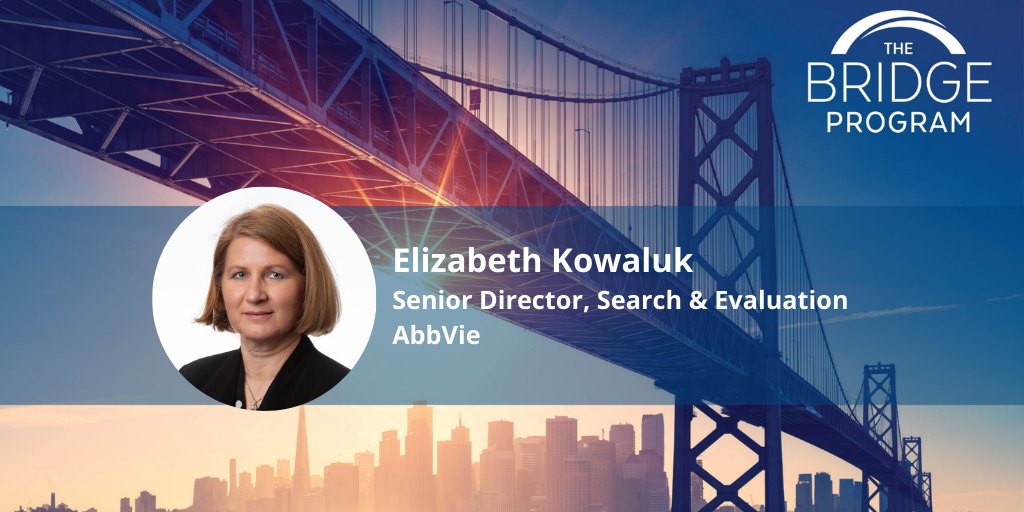 program_bridge's tweet photo. Getting to #clinical proof of concept for global #commercialisation with @abbvie's Liz Kowaluk. Thank you for sharing your invaluable insights #BridgeProgram2021 https://t.co/EV6Uoaimvk