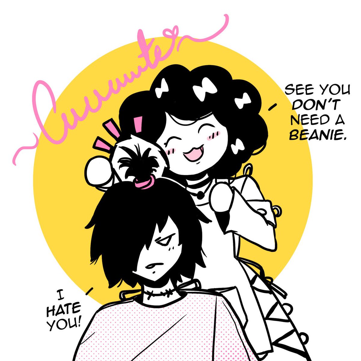 AiDarrian's tweet photo. Welcome to Dementia's Hair Salon!!
First victims err clients are Misery and Angst..Don't worry she can always tell when someone is lying.๐ #lilwickidz #applehair https://t.co/nVuT4hhQpl