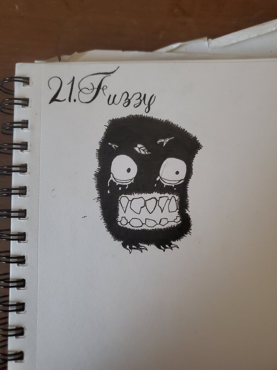 ThreeeTreees's tweet photo. Inktober Day 21!!! (Fuzzy)
Bonus points if you know what he's from...
.
.
.
.
#inktober2021 #Inktober #inktober2021day21 #inkwork #art #ArtistOnTwitter #artist #drawing #lineart #videogame https://t.co/FABdjPccAl