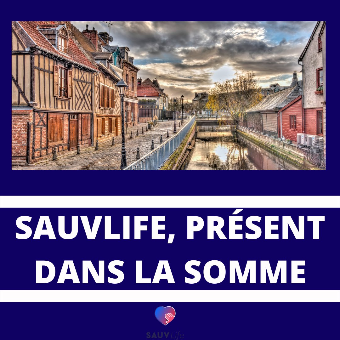 Welcome in Somme !

#SAUVlife est désormais actif dans tout le département. 
Téléchargez - Agissez - Sauvez. 

#citoyenssauveteurs #app #somme #amiens #frenchtech #open 

<a href="/CourrierPicard/">Courrier picard</a> <a href="/Prefet80/">Préfet de la Somme</a> @fbleupicardie <a href="/F3Picardie/">France 3 Picardie</a>