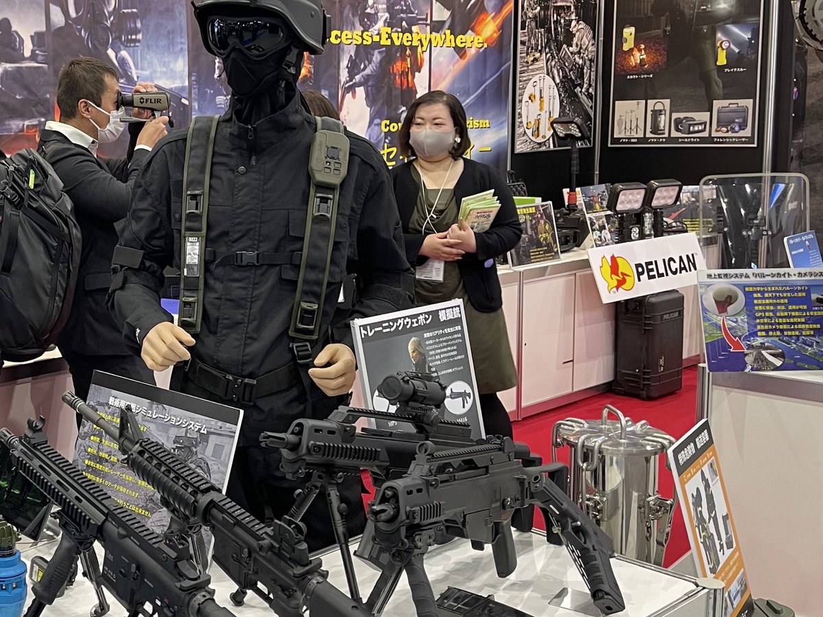 securityjpn's tweet photo. #テロ対策特殊装備展'21が開催中です。
特殊な展示会のため、入場出来る方も限られていますが、会場にお越しの際は　#セキュリティー のブースにも是非お立ち寄りくだあ。 #PELICAN さんの製品も展示中です😊 https://t.co/qK6bV0faDY