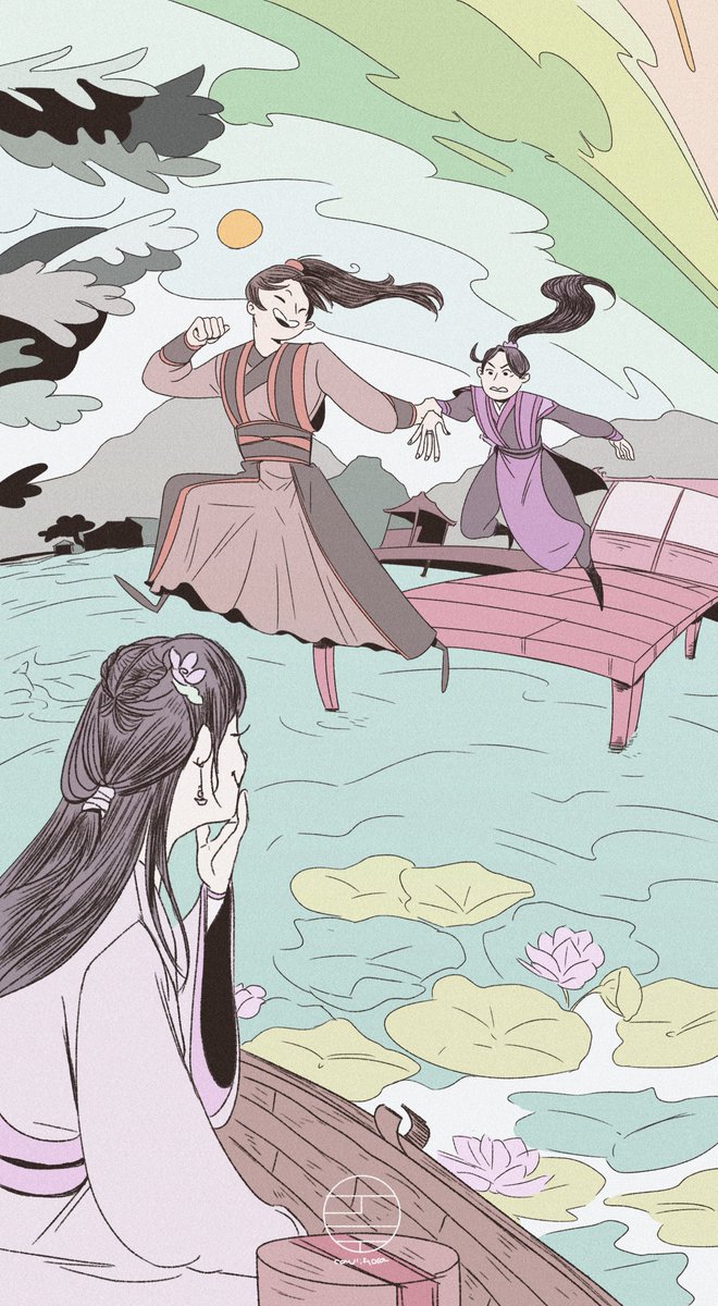 _cauliflora's tweet photo. Happy memories 🌸 
#Yunmeng #mdzs #cql #魔道祖师 https://t.co/LftYkeqsHm
