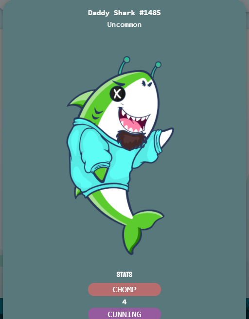 KD_Iyo's tweet photo. @NFTDrop_ Have a piece of these cool-looking #NFTs.
Minting is live at https://t.co/ReaM3aiRvZ and the DaddyShark NFT marketplace is coming soon!
Join the DaddyShark NFT Giveaway👇
https://t.co/IqQNETJXgr
#DaddySharkNFT #DaddySharkToken #BSC #NFT https://t.co/zAKvq6pFUU